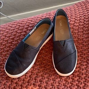 Black TOMS Shoes